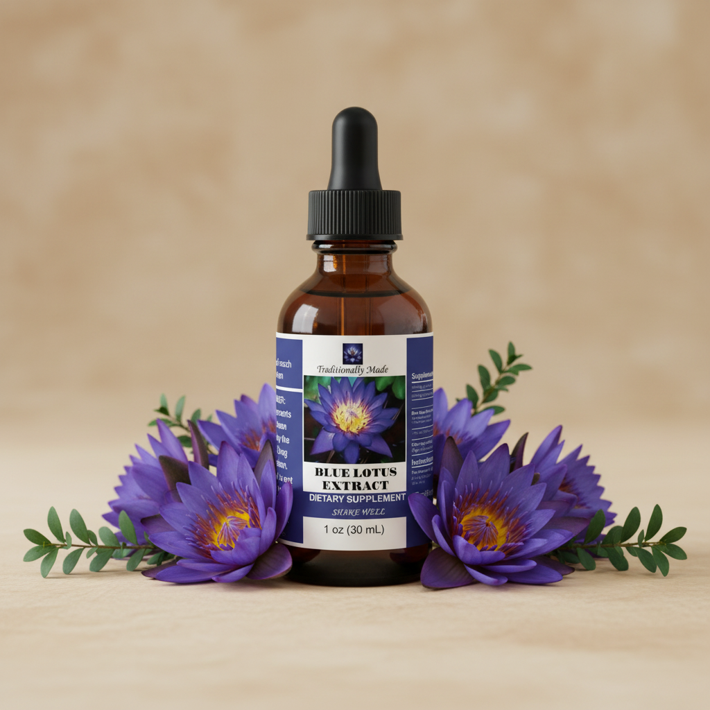 Blue Lotus Extract with botanical ingredients
